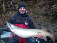 An abnormally warm February brought this gal to the boat.